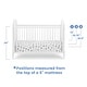 preview thumbnail 4 of 9, Madeline 4-in-1 Convertible Crib, Greenguard Gold Certified
