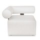preview thumbnail 1 of 15, Uttermost Bolster Back White Outdoor Corner Sofa