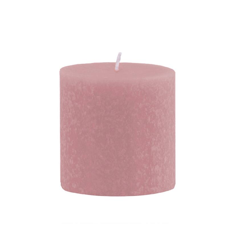ROOT Unscented 3 In Timberline™ Pillar Candle 1 ea. - Dusty Rose - 3 X 3