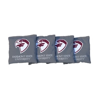 Fairmont State Red Cornhole Bags