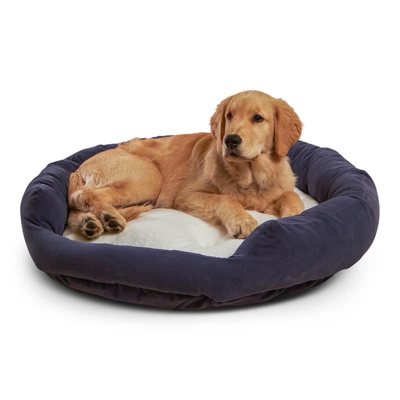 Happy Hounds Moxy Slate Donut Dog Bed - Medium (32")