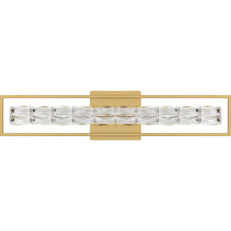 Dazzle Integrated LED Soft Gold Bath Light with CCT Switch