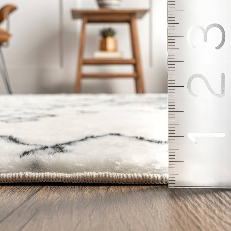 Nuloom Bev SuperiorWash Moroccan Machine Washable Shag Area Rug