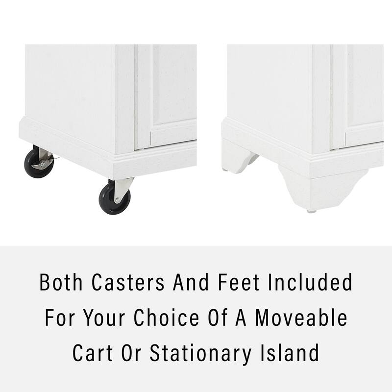 Crosley Avery Kitchen Island/Cart - 18"x42.13"x36"