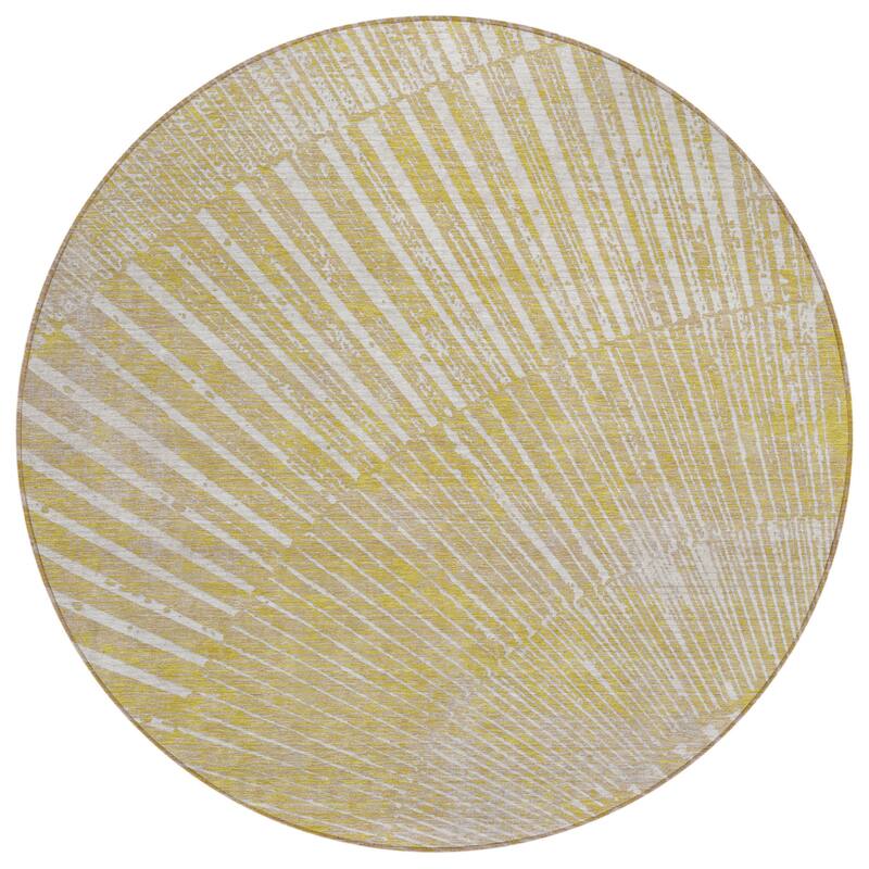 Allumo Artistic Abstract Weather Resistant Timeless Fusion Outdoor Rug