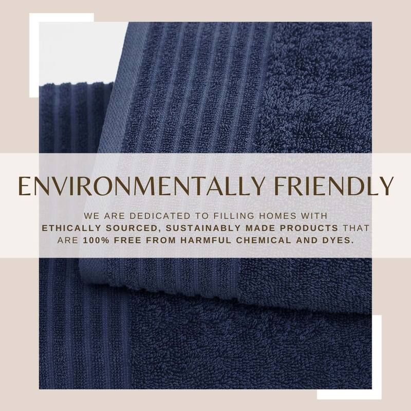 Linery & Co. 100% Featherspun Cotton Quick-Dry Bath Towel