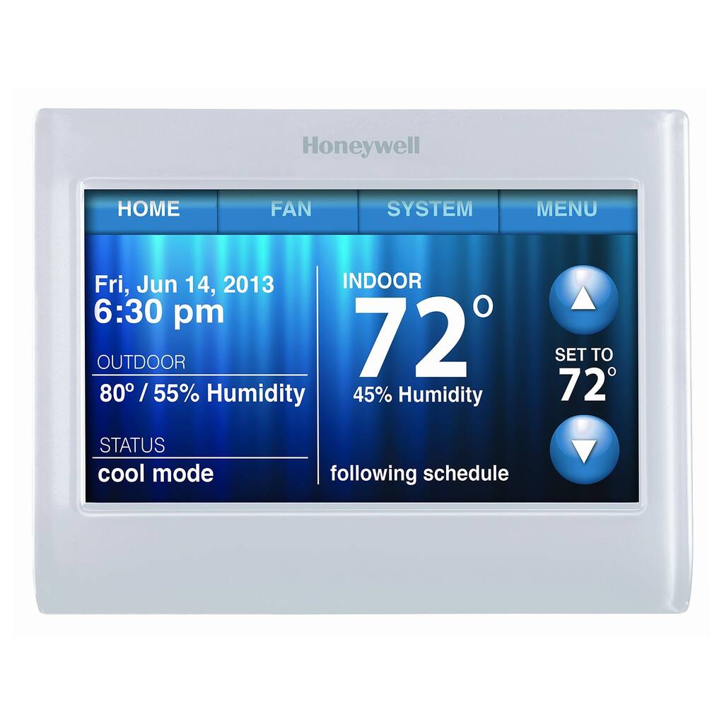 Wireless WiFi Thermostat,7 Programmable, Alerts and reminders: on display and through app.