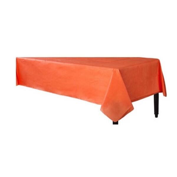 Shop 250 Sunkissed Orange Disposable Plastic Banquet Party Table