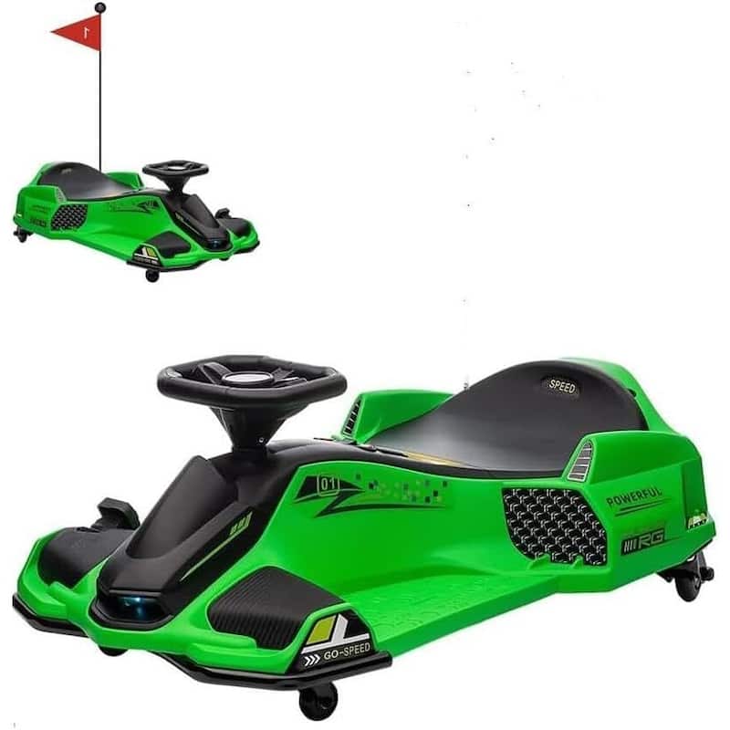 Electric Go Kart for Kids - Green