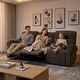 preview thumbnail 115 of 118, MCombo 64.6" Wall Hugger Power Loveseat Fabric Recliner Sofa with USB Ports