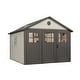 preview thumbnail 1 of 9, Lifetime Storage Building (11' x 11') Tan