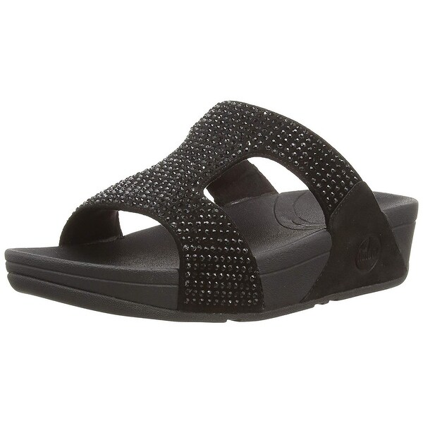 fitflop women's rokkit crystal slide sandal