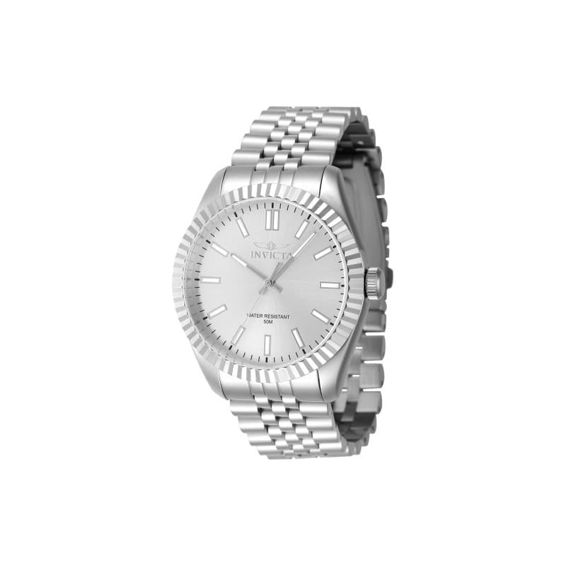 Invicta Men's 47479 Specialty Quartz 3 Hand Silver Dial Watch