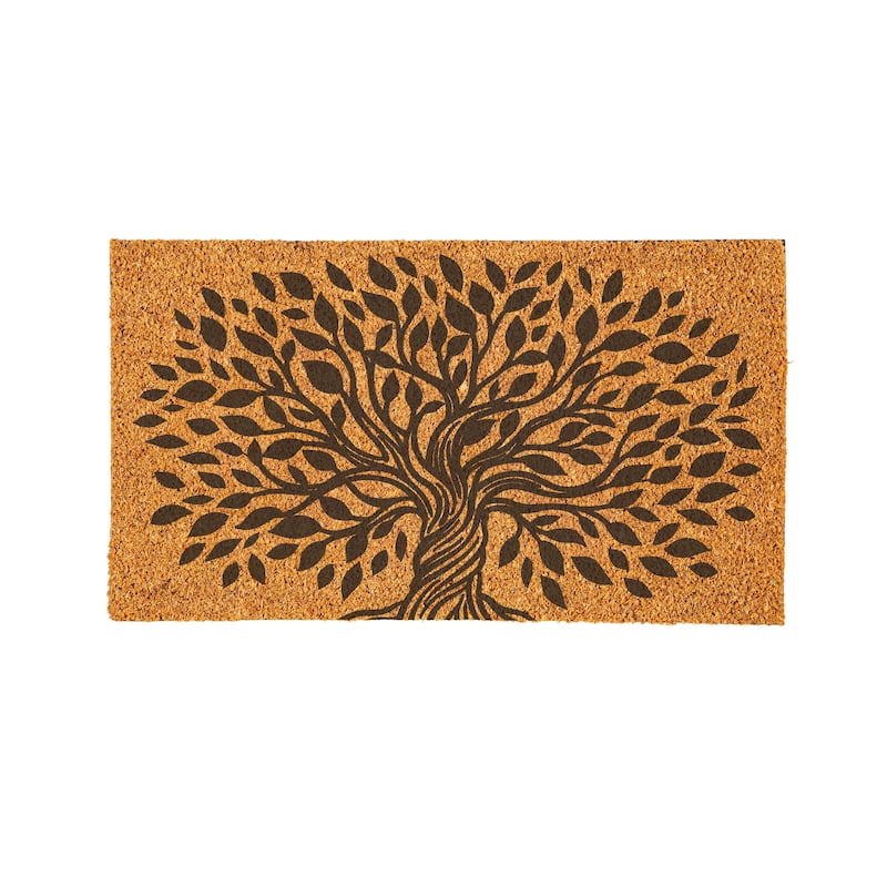 Tree Of Life Coir Door Mat