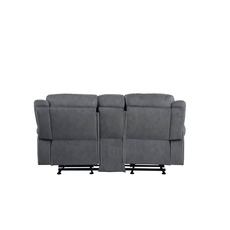 Cape May Pillow Top Arms Motion Loveseat with Console