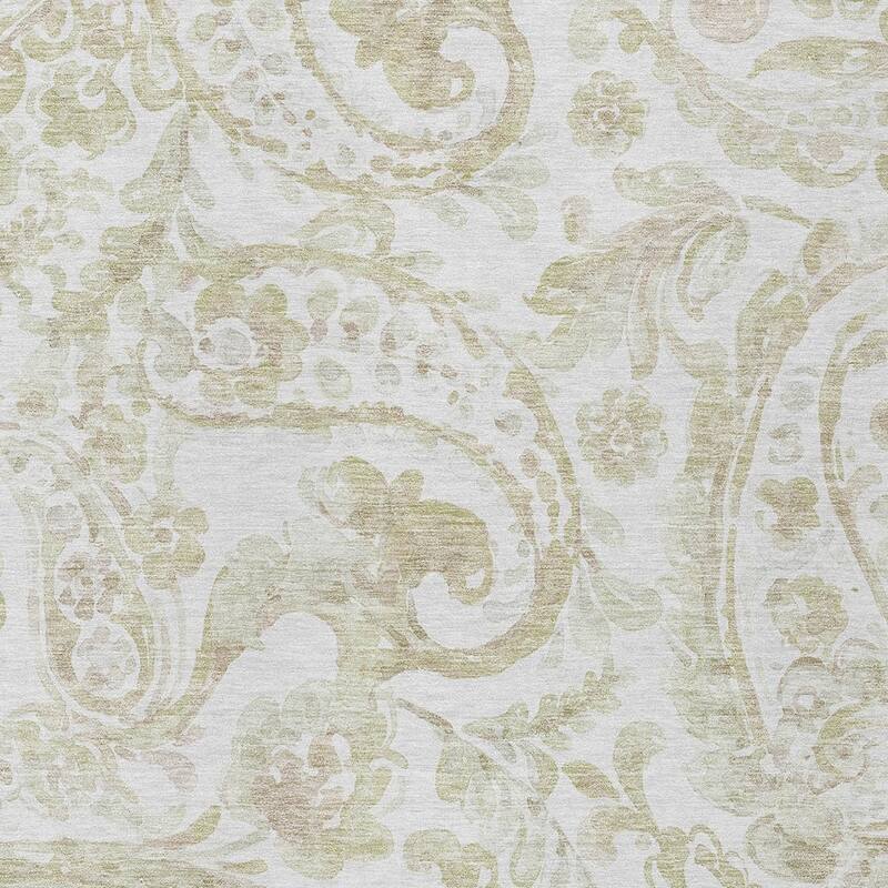 HomeRoots Paisley Transitional Rectangle Outdoor Rug