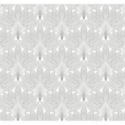 NextWall Peacock Leaves Peel and Stick Wallpaper