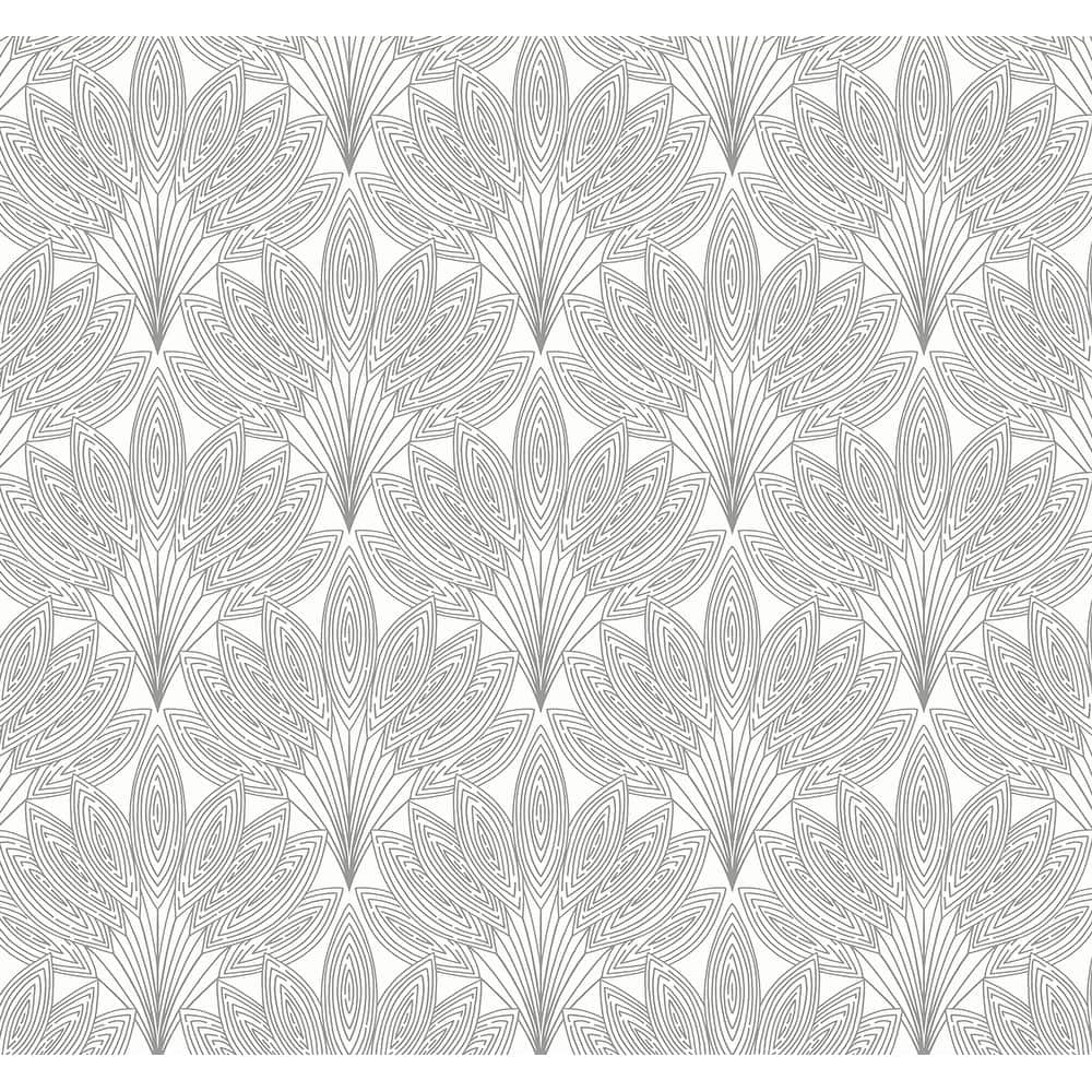 NextWall Peacock Leaves Peel and Stick Wallpaper