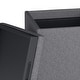 preview thumbnail 85 of 92, WYNDENHALL Townsend 17 inch Wide Contemporary Square Storage Ottoman