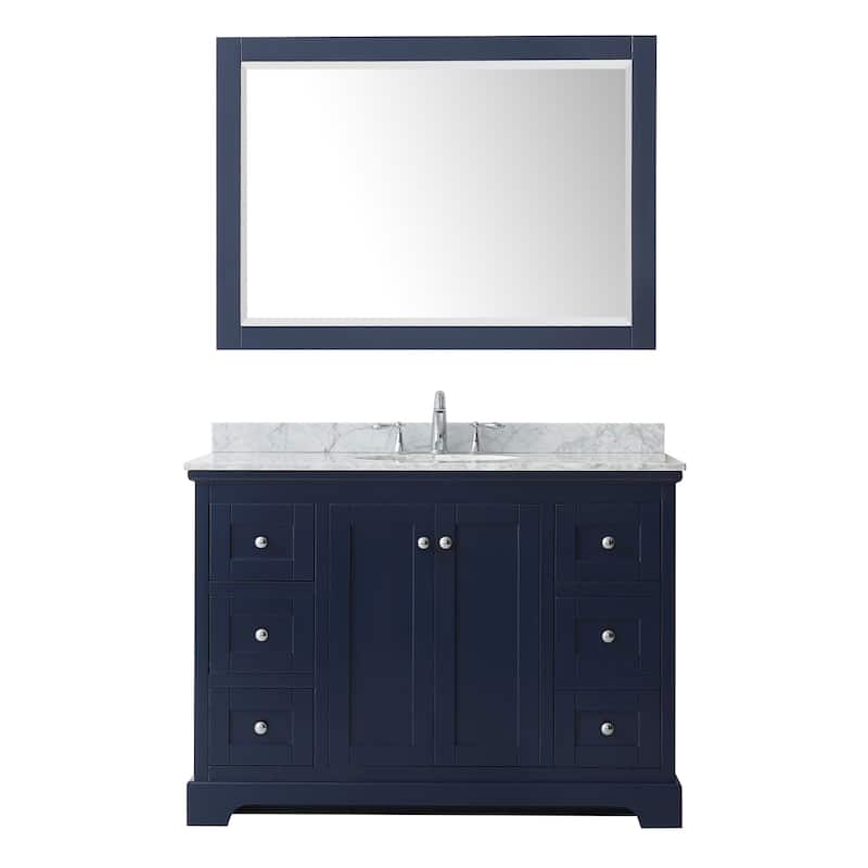 Wyndham Collection Avery 48" Free Standing Single Basin Vanity Set