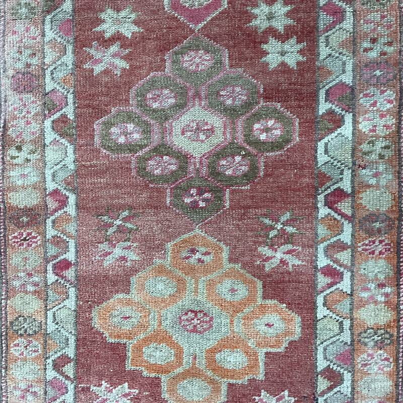 HERAT ORIENTAL Handmade Turkish Oushak Wool Runner - 2'10" x 11'2"