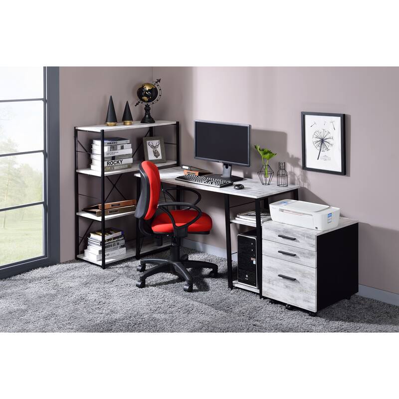 Krause 2-Shelf Rectangular Writing Desk