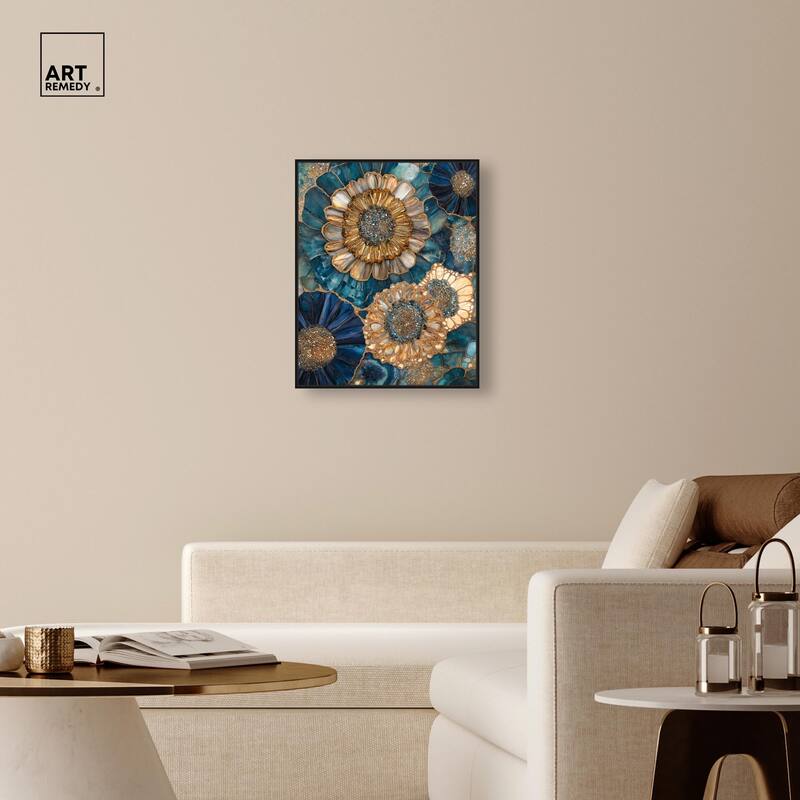 Opulent Geode I Canvas by Art Remedy