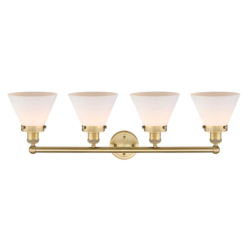 Innovations Lighting Large Cone - 4 Light 35" Bath Vanity Light