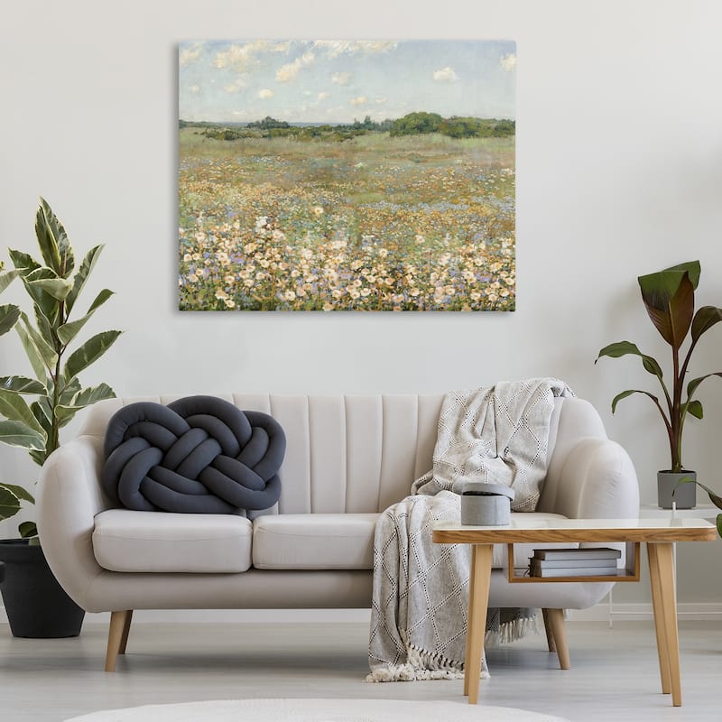 Stupell Vast Flower Speckled Meadow Canvas Wall Art Design By Amber Sterling