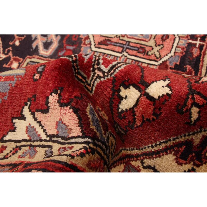 ECARPETGALLERY Hand-knotted Sarabi Dark Red Wool Rug - 8'7 x 10'10