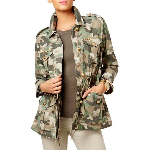 michael kors camo jacket womens