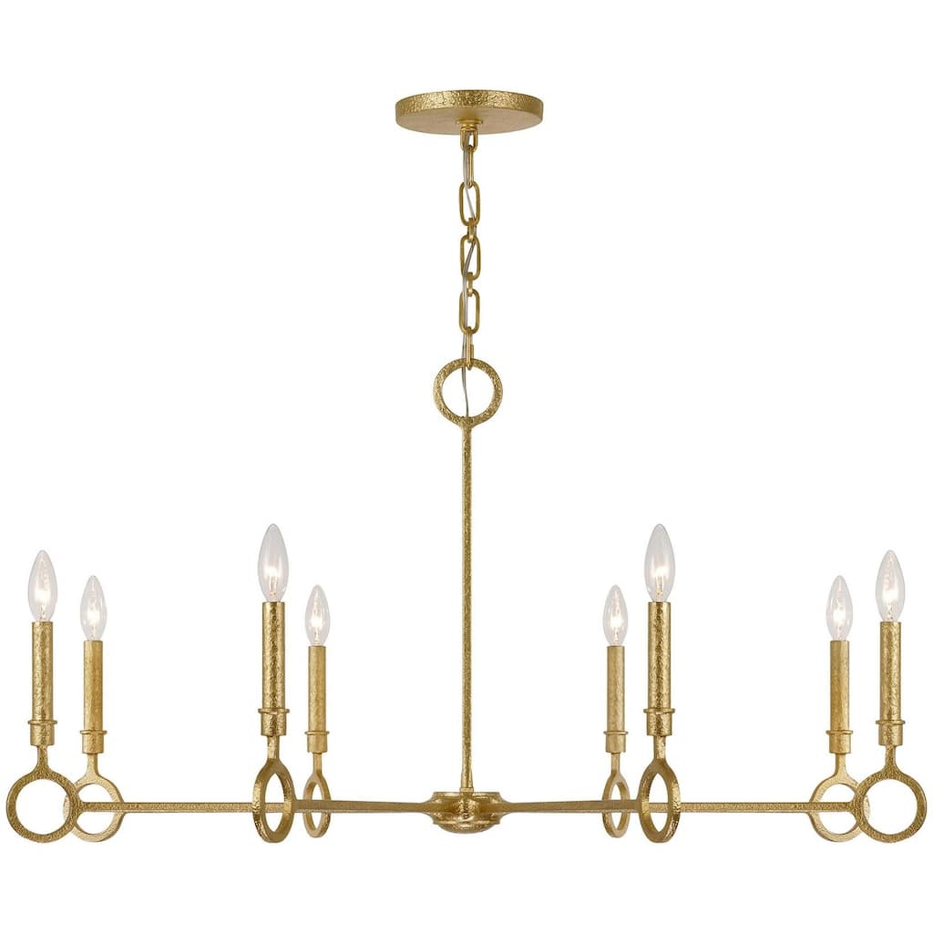 Savoy House 1-6847-8 Noah 8 Light 40" Wide Taper Candle Style