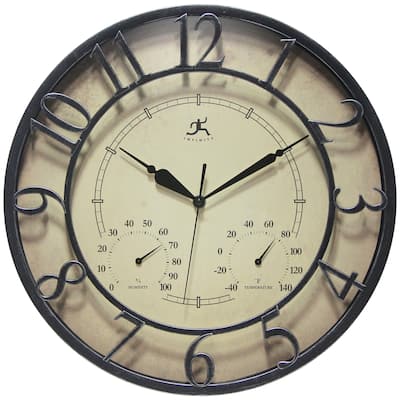 16" Indoor/Outdoor 3D Clock - 16 in.