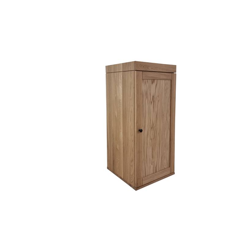 Palace Imports Premium 100% Solid European Oak Hardwood Modular Dining Room Cabinet with Shaker Doors - 64" Wide, 71.5" Tall