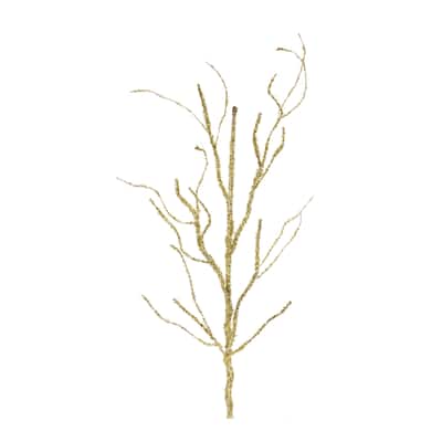 Gold Glitter Spray (Set of 2) - 24.5 x 3.5 x 43.25