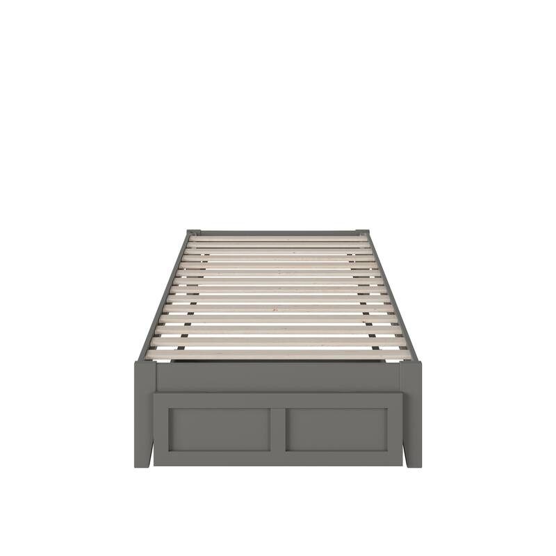 AFI Colorado Platform Bed with Foot Drawer and Charging Station