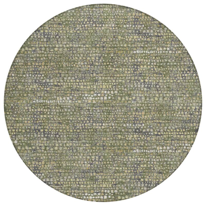 Machine Washable Indoor/ Outdoor Casual Kersey Chantille Rug