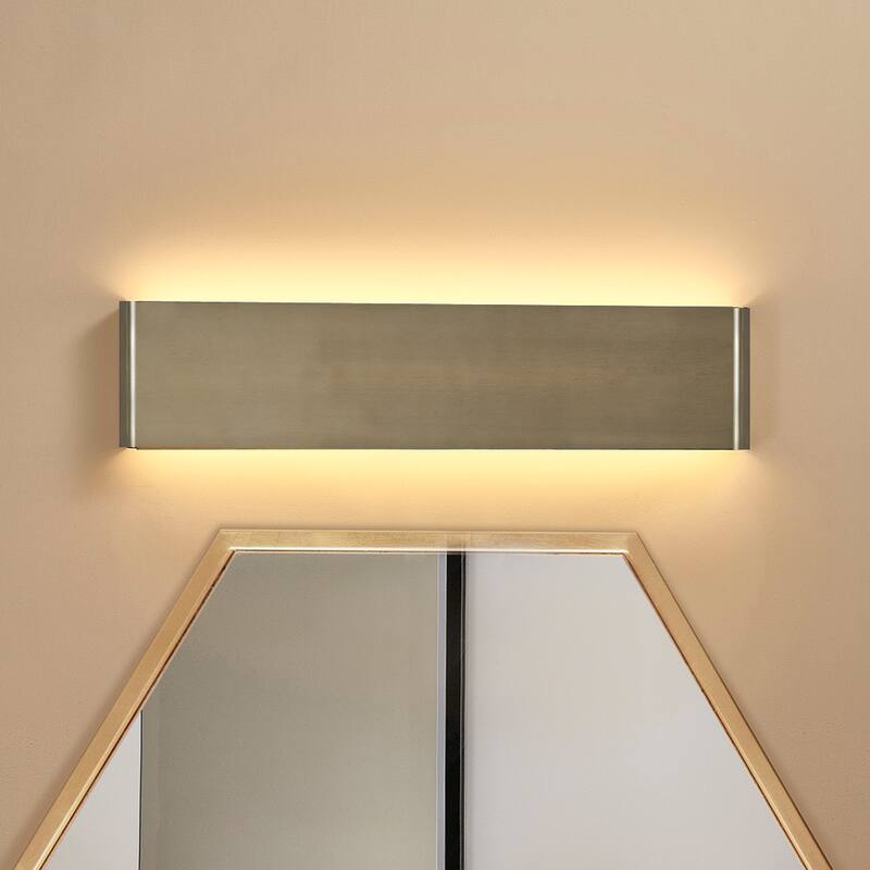 Long Streak Led Wall Sconce 16 Inch Black