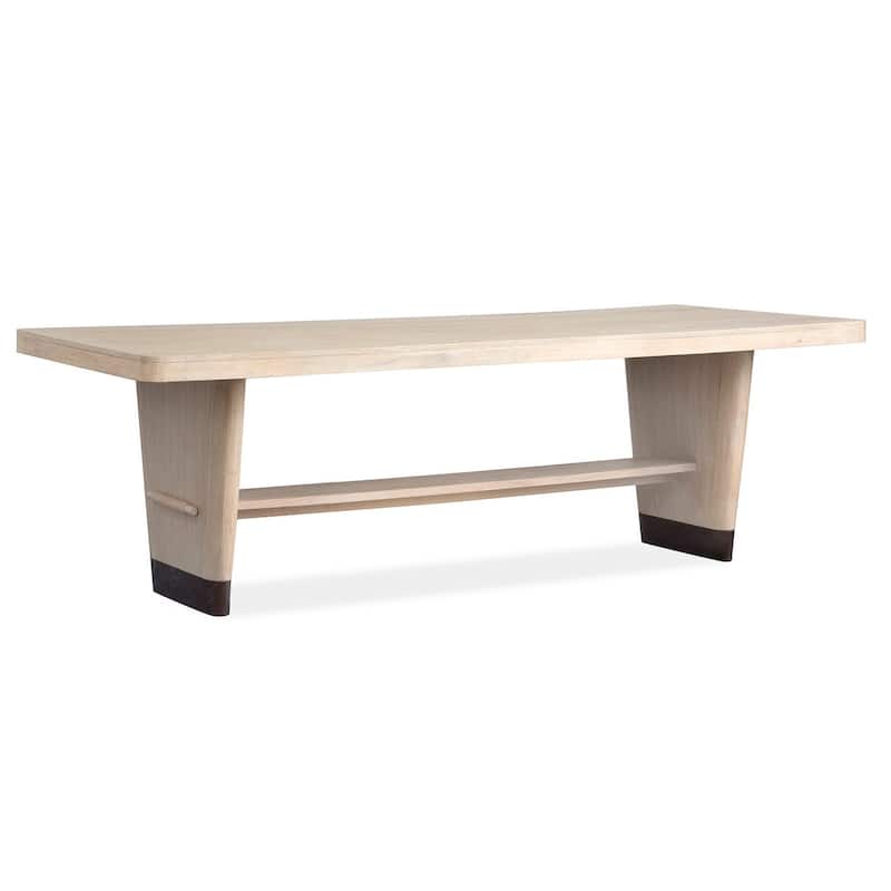 Salt Life Home Sunset Cove Sanibel Brown Trestle Dining Table - 40''W x 96''D x 30''H - 40''W x 96''D x 30''H