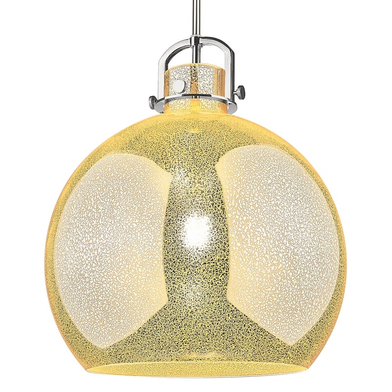 Innovations Lighting 410-1SL-G410-18ME Newton Sphere 18" Wide Pendant - Polished Nickel