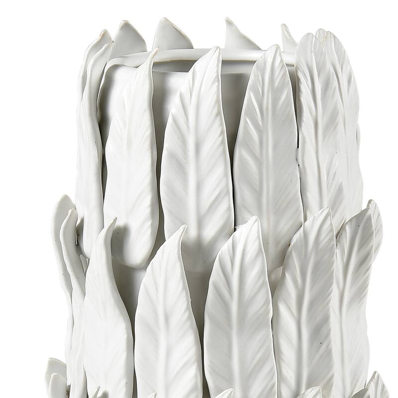 Elk Home Sargent Matte White Earthenware 7 Inch Wide Vase