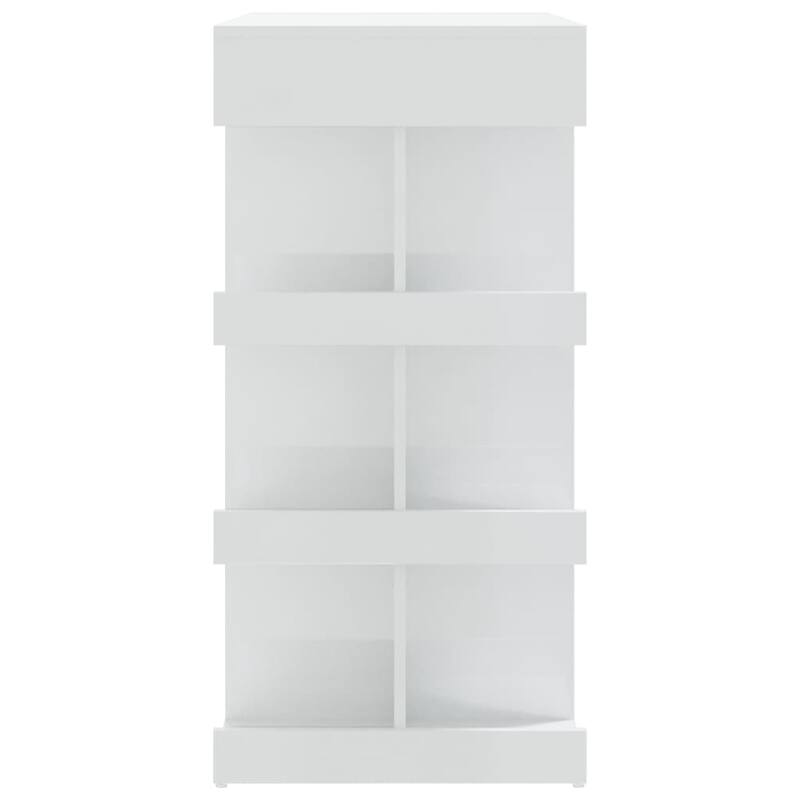 vidaXL Bar Table with Storage Rack 39.4"x19.7"x40" Engineered Wood - 39.4" x 19.7" x 40"