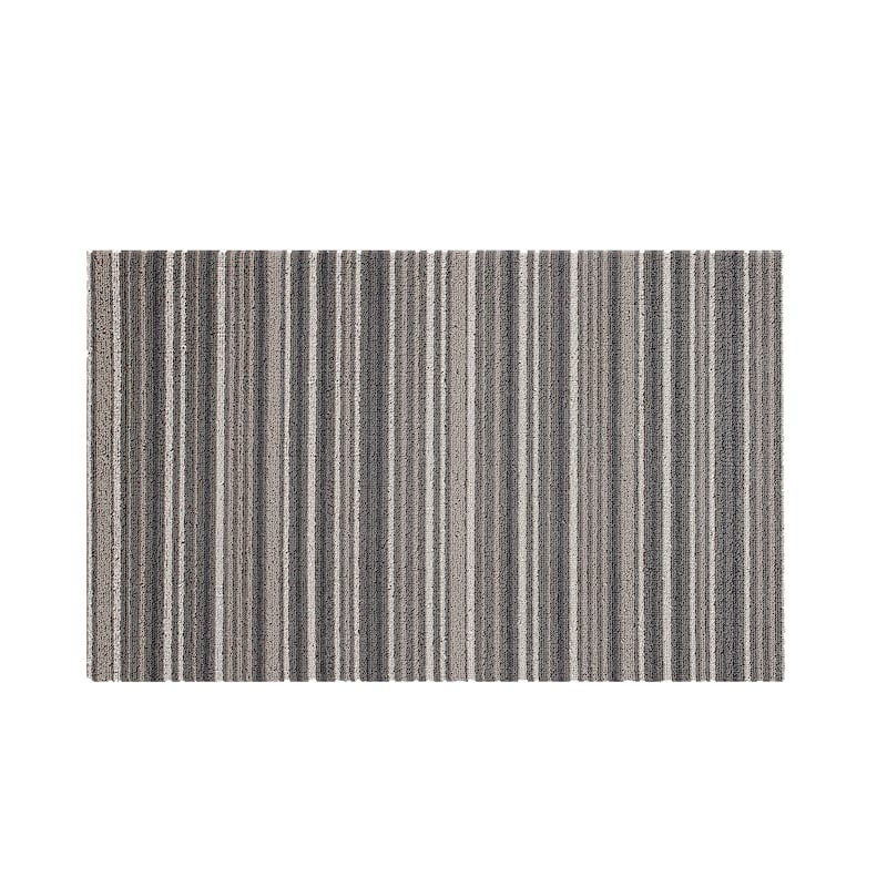 Nautica PVC Loop Utility Indoor/Outdoor Striped Mat