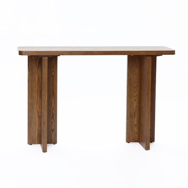 Console Sofa Table, Walnut Finish, 30.16