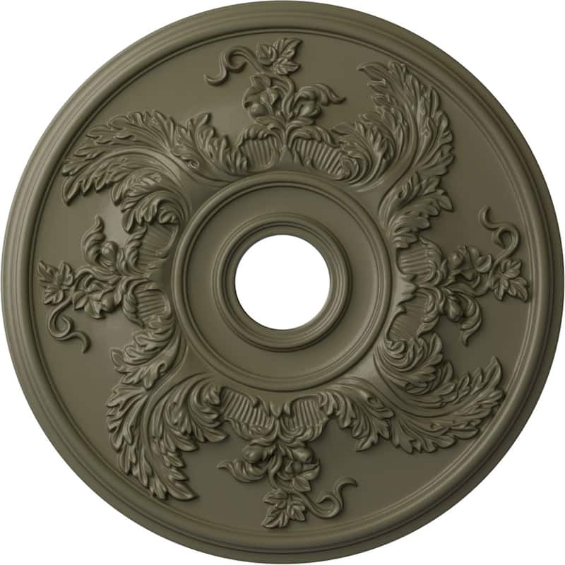 23 5/8"OD x 4 5/8"ID x 1 7/8"P Acanthus Twist Ceiling Medallion