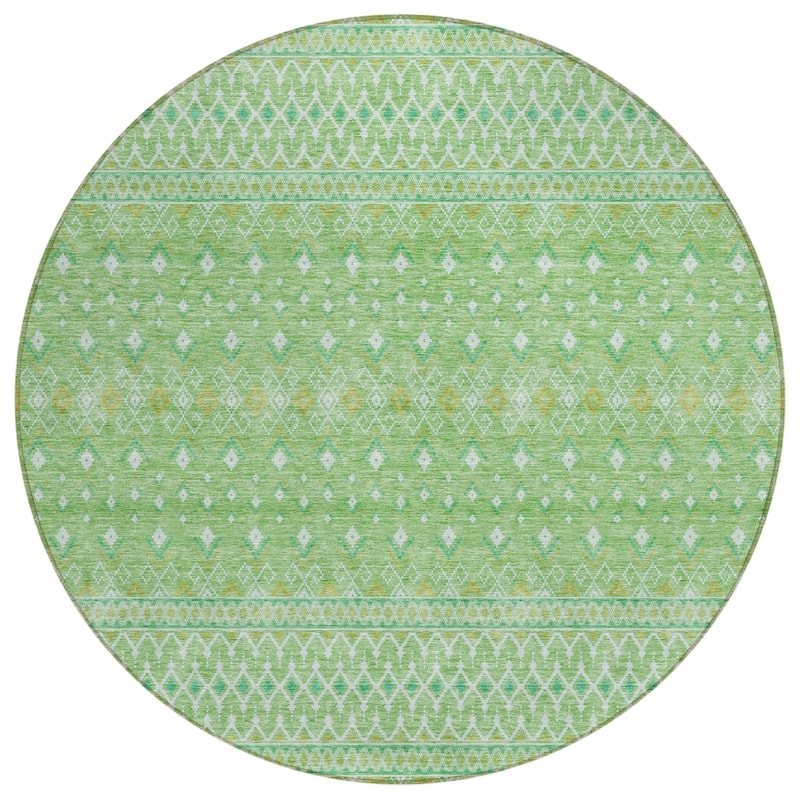 HomeRoots Tribal Transitional Rectangle Outdoor Rug