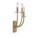 preview thumbnail 8 of 6, Minka Lavery 5283 Atella 3 Light 14" Tall Wall Sconce