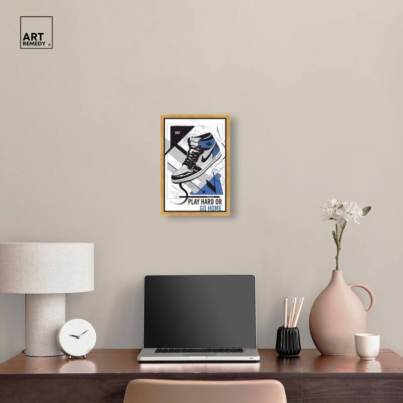 Play Hard Go Home Canvas by Art Remedy
