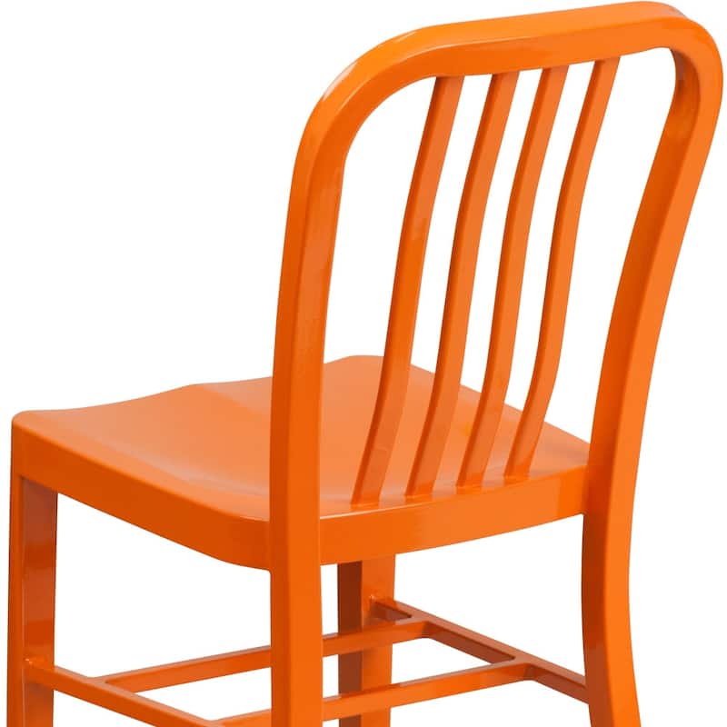 Metal Indoor-Outdoor Chair - 15.5"W x 20"D x 33.25"H
