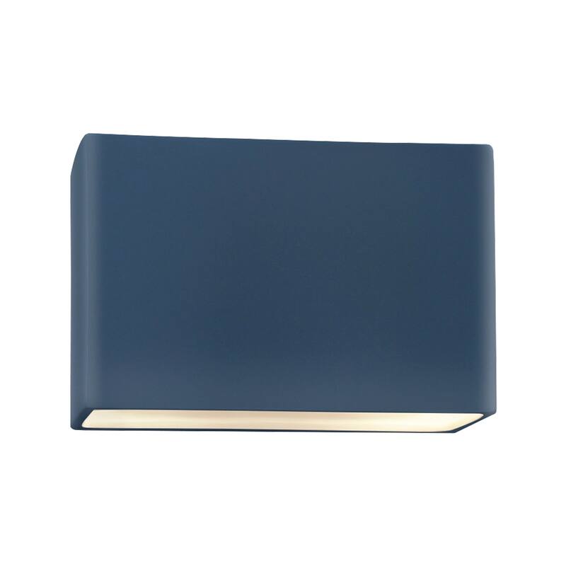 Carson Carrington Saljerod 16-inch Outdoor ADA Midnight Closed Top Wall Sconce - Midnight Sky